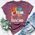 Dream Team Aka 5Th Grade Teacher Fifth Grade Teachers Bella Canvas T-shirt Heather Maroon