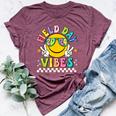 Field Day Vibes 2024 Field Trip Fun Day Teacher Student Bella Canvas T-shirt Heather Maroon