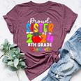 Proud Sister Of A Class Of 2024 8Th Grade Graduate Bella Canvas T-shirt Heather Maroon
