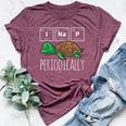 Science I Nap Periodic Table Meme Meh Sea Turtle Bella Canvas T-shirt Heather Maroon