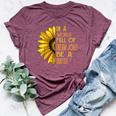 Sunflower Drafter Bella Canvas T-shirt Heather Maroon