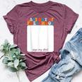 Teacher Appreciation Last Day Of Preschool Sign My Bella Canvas T-shirt Heather Maroon