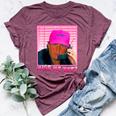 Trump Pink Miss Me Yet Trump 2024 President 2024 Bella Canvas T-shirt Heather Maroon