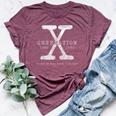 Genx Raised On Hose Water And Neglect Humor Bella Canvas T-shirt Heather Maroon