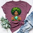 Green Mother Earth Day Gaia Save Our Planet Nature Recycling Bella Canvas T-shirt Heather Maroon