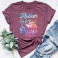 Groovy Cruise Squad 2024 Mother's Day Family Vacation Trip Bella Canvas T-shirt Heather Maroon
