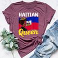 Haitian Queen Haiti Independence Flag 1804 Women Bella Canvas T-shirt Heather Maroon
