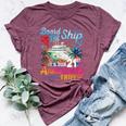 Husband Wife 21St Marriage Anniversary Cruise Ship Vacation Bella Canvas T-shirt Heather Maroon