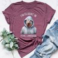 I’M Fluent In Fowl Language Hooded Chicken Vintage Bella Canvas T-shirt Heather Maroon