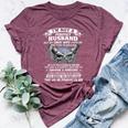 I'm Not A Perfect Husband But My Crazy Wife Loves Me Bella Canvas T-shirt Heather Maroon