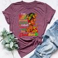 Junenth I Am Black History Africa For Black Girls Bella Canvas T-shirt Heather Maroon