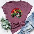 Junenth Black History Dope Proud Queen Bella Canvas T-shirt Heather Maroon