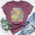 I Love You All Class Dismissed Cute Teacher Bella Canvas T-shirt Heather Maroon