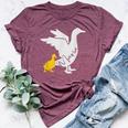 Mama Duck Duckling Mother Mom Mother's Day Bella Canvas T-shirt Heather Maroon