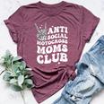 Motocross Mom Club Motocross Rider Mother Moto Mom Bella Canvas T-shirt Heather Maroon