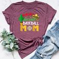 Nacho Average Mom Baseball Mexican Fiesta Cinco De Mayo Mama Bella Canvas T-shirt Heather Maroon