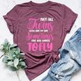 Not All Twins Walk Side By Side Twin Sister Sibling Matching Bella Canvas T-shirt Heather Maroon