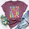 In My Peace Out 1St Grade Era Last Day Of School Teacher Kid Bella Canvas T-shirt Heather Maroon