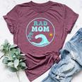 Rad Mom The Big One 1St Birthday Surf Family Matching Bella Canvas T-shirt Heather Maroon