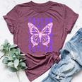 Retro Taylor First Name Personalized Groovy Birthday Girl Bella Canvas T-shirt Heather Maroon