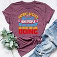 Sarcastic Patient Access Specialist First Responders Bella Canvas T-shirt Heather Maroon