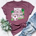 Soccer Birthday Birthday Mom Boys Soccer Birthday Bella Canvas T-shirt Heather Maroon