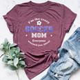 Soccer Mom I'm The Crazy Soccer Mom Everyone Warned You Abo Bella Canvas T-shirt Heather Maroon