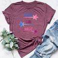 Summer Fashion Casual Girl Top Black Girl Magic Wand Bella Canvas T-shirt Heather Maroon