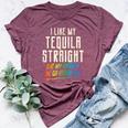 Tequila Straight Friends Either Way Gay Pride Ally Lgbtq Bella Canvas T-shirt Heather Maroon