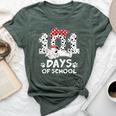 100 Days Of School Dalmatian Dog Girl 100 Days Smarter Bella Canvas T-shirt Heather Forest