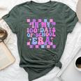 In My 100 Days Of School Era Teacher Students Bella Canvas T-shirt Heather Forest