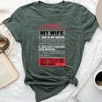 5 Things You Should Know About My Wife Husbandidea Bella Canvas T-shirt Heather Forest