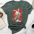 Anime Manga Cyberpunk Aesthetic Techwear Harajuku Bunny Girl Bella Canvas T-shirt Heather Forest