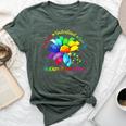 Autism Awareness Accept Understand Love Asd Sunflower Women Bella Canvas T-shirt Heather Forest