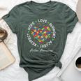 Autism Awareness For Mom And Boys Girls Support Autism Bella Canvas T-shirt Heather Forest