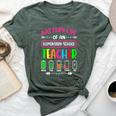 Battery Life Of A Elementary School Teacher School Week Bella Canvas T-shirt Heather Forest