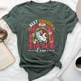 Best Chicken Sister Ever Mother's Day Flowers Rainbow Farm Bella Canvas T-shirt Heather Forest