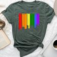 Birmingham Alabama Lgbtq Gay Pride Rainbow Skyline Bella Canvas T-shirt Heather Forest