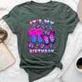 Birthday Girl 11 Year Old Butterfly Number 11 Bella Canvas T-shirt Heather Forest