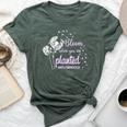 Bloom Where You Are Planted Dandelion Purple Up Military Kid Bella Canvas T-shirt Heather Forest