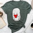 Be My Boo Ghost Happy Valentine's Day Couple Bella Canvas T-shirt Heather Forest