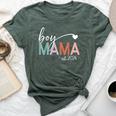 Boy Mama Est 2024 Boy Mom Pregnancy Mom To Be New Mama 2024 Bella Canvas T-shirt Heather Forest