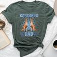 Boys Kangaroo Dad Quote Father's Day Kangaroo Bella Canvas T-shirt Heather Forest