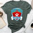 Brother Of The Birthday Boy Girl Dog Paw Family Matching Bella Canvas T-shirt Heather Forest