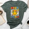 Bruh We Out Happy Last Day Of School Teacher Student Bella Canvas T-shirt Heather Forest