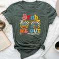 Bruh We Out Happy Last Day Of School Teacher Boy Girl Summer Bella Canvas T-shirt Heather Forest