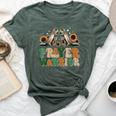 Camo Heels Prayer Warrior Faith God Christian Womens Bella Canvas T-shirt Heather Forest