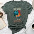 Chicken Farmer Professional Chicken Chaser Bella Canvas T-shirt Heather Forest