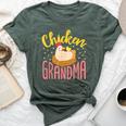 Chicken Grandma Farmer Lady Chickens Farm Animal Hen Bella Canvas T-shirt Heather Forest