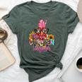 The Chicken Whisperer Chickens Lover Farming Farmer Bella Canvas T-shirt Heather Forest